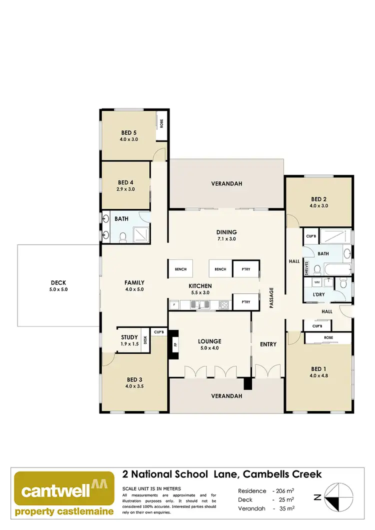 Floorplan of Homely house listing, 2 National School Lane, Campbells Creek VIC 3451