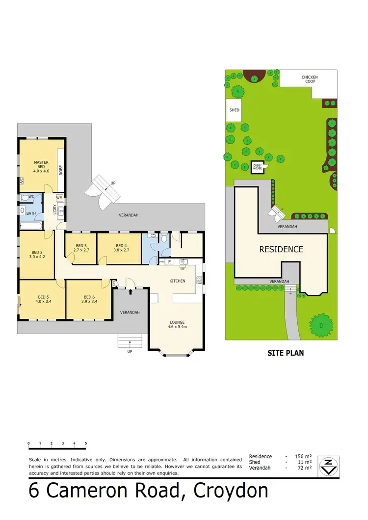Floorplan of Homely house listing, 6 Cameron Road, Croydon VIC 3136