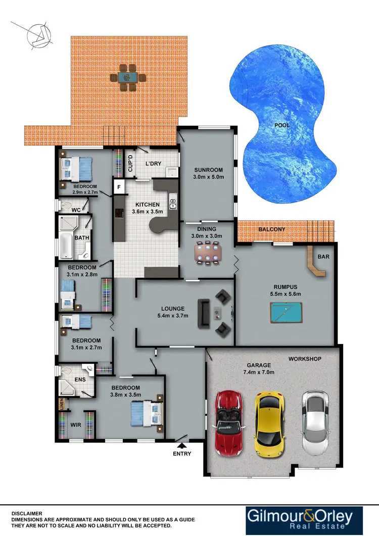 Floorplan of Homely house listing, 17 Janamba Avenue, Kellyville NSW 2155