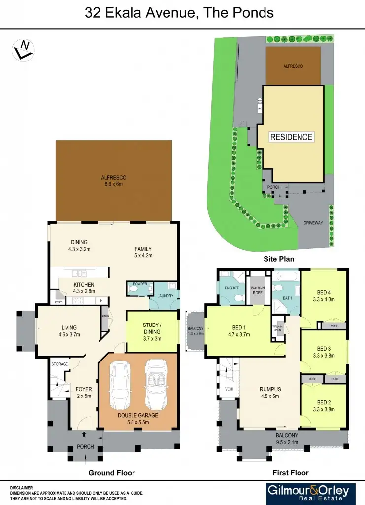Floorplan of Homely house listing, 32 Ekala Avenue, The Ponds NSW 2769