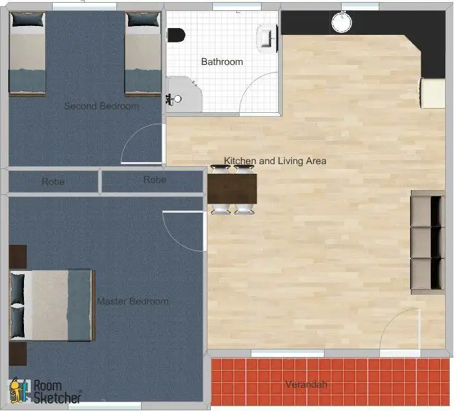 Floorplan of Homely unit listing, 6/3 Kohinoor, Kingscote SA 5223