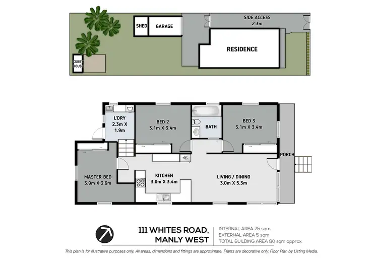 Floorplan of Homely house listing, 111 Whites Road, Manly West QLD 4179