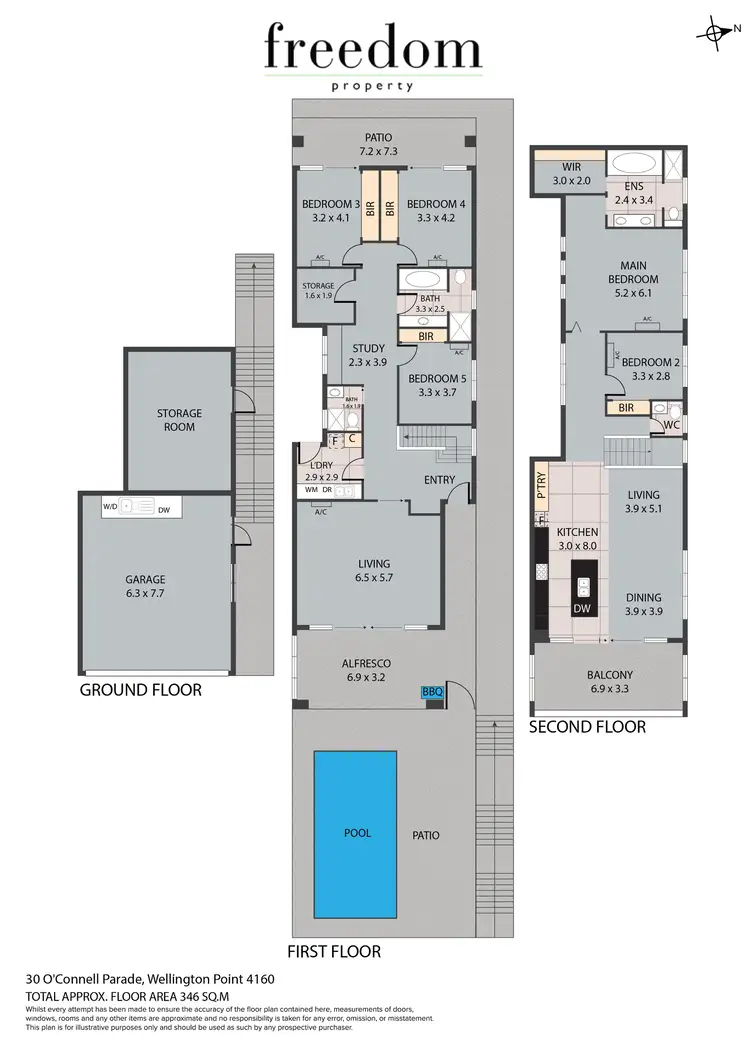 Floorplan of Homely house listing, 30 O'Connell Parade, Wellington Point QLD 4160