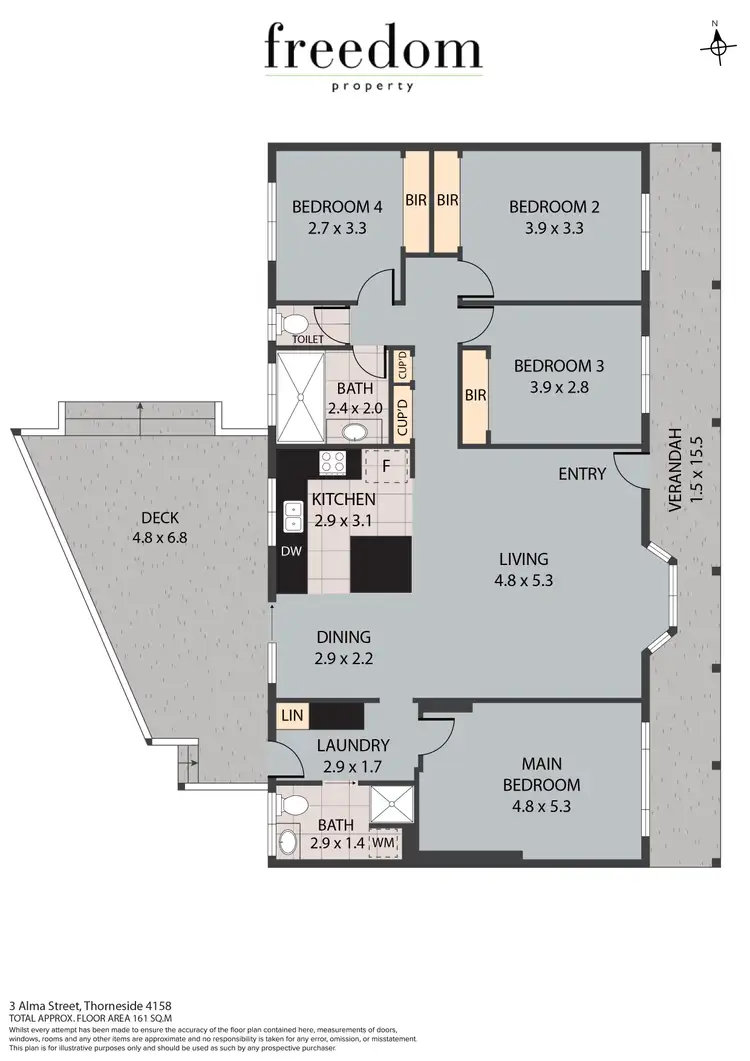 Floorplan of Homely house listing, 3 Alma Street, Thorneside QLD 4158
