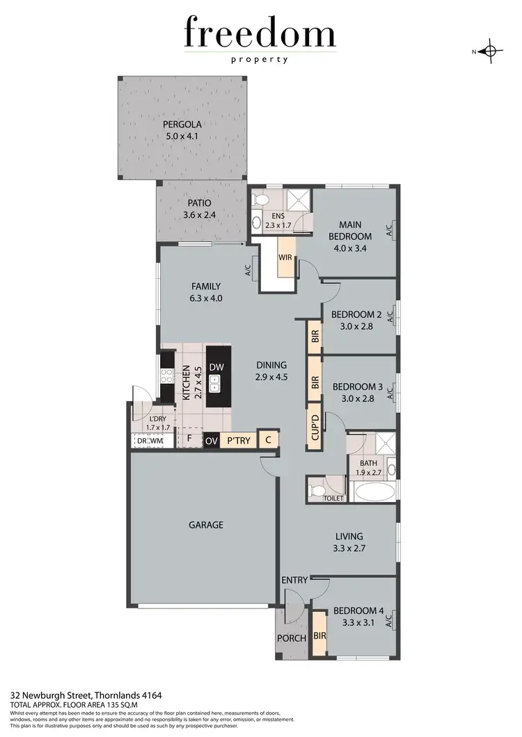 Floorplan of Homely house listing, 32 Newburgh Street, Thornlands QLD 4164