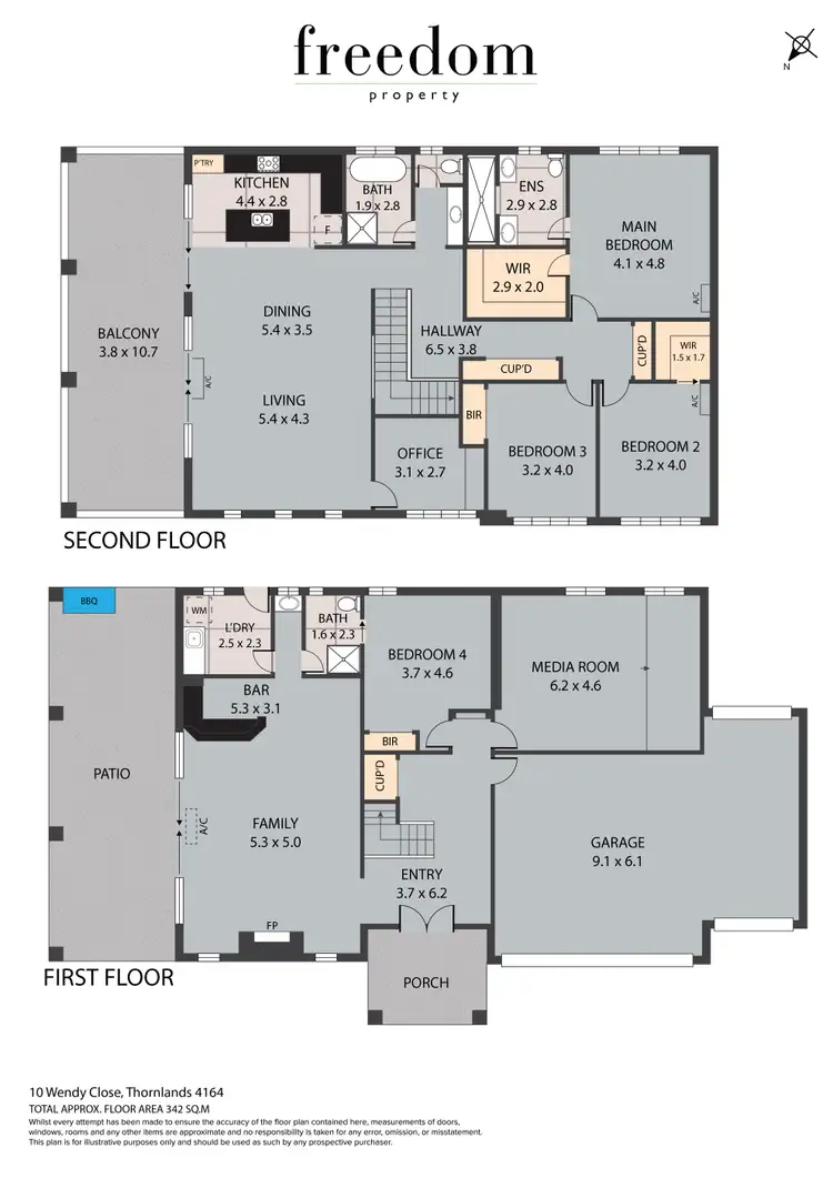 Floorplan of Homely house listing, 10 Wendy Close, Thornlands QLD 4164