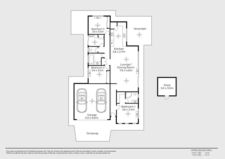 Floorplan of Homely house listing, 15 Warbird Street, Zuccoli NT 832