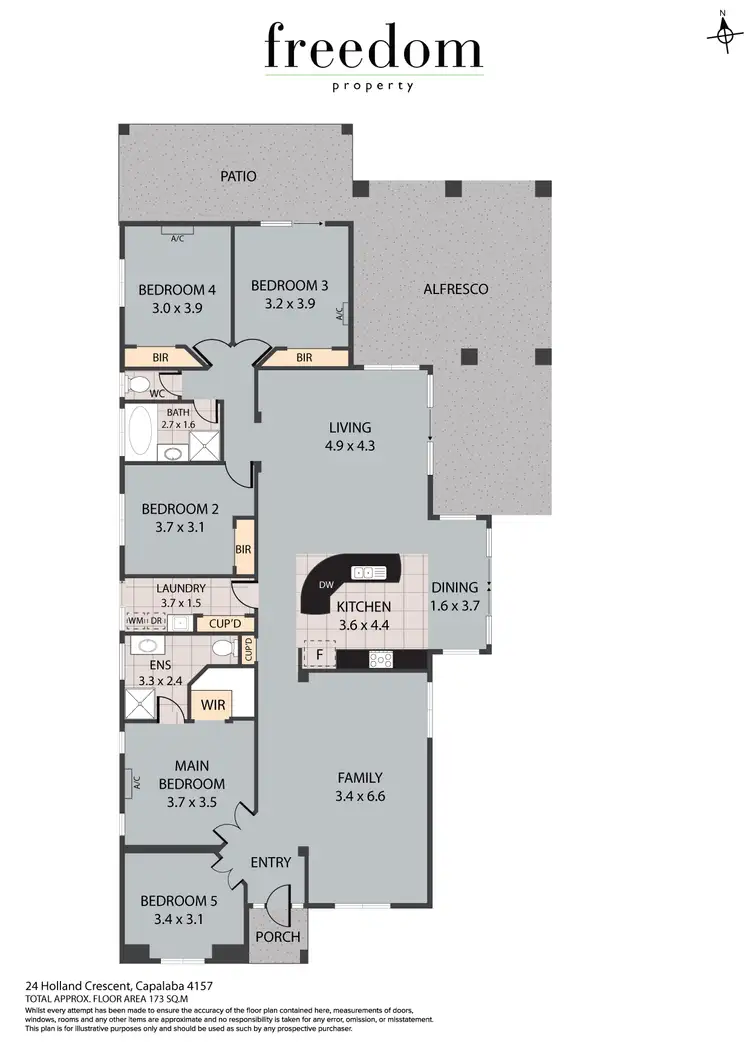 Floorplan of Homely house listing, 24 Holland Crescent, Capalaba QLD 4157