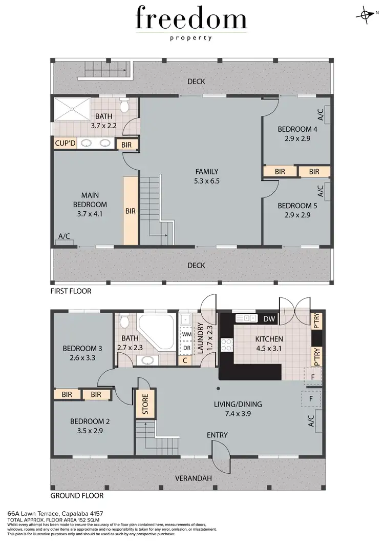 Floorplan of Homely house listing, 66A Lawn Terrace, Capalaba QLD 4157