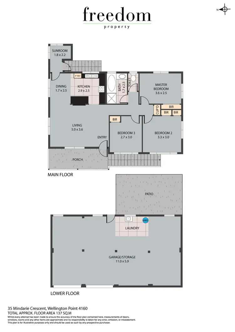 Floorplan of Homely house listing, 35 Mindarie Crescent, Wellington Point QLD 4160