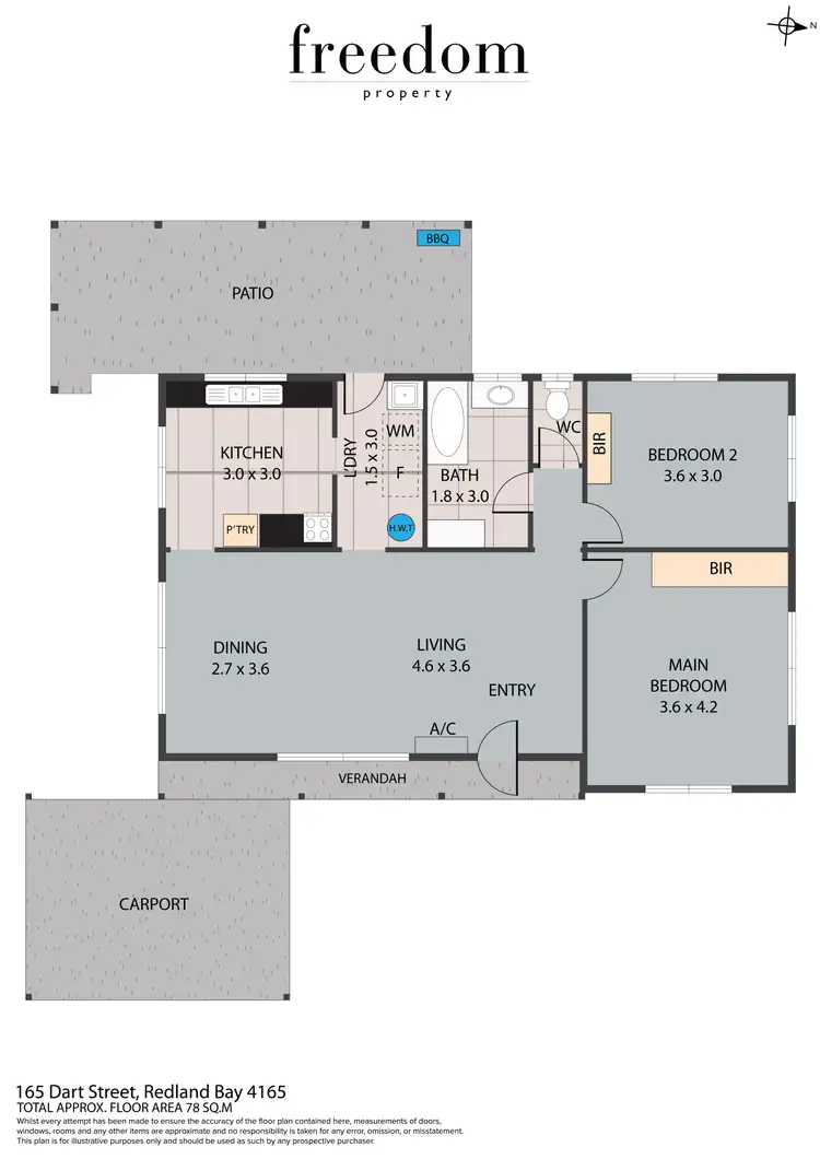 Floorplan of Homely house listing, 165 Dart Street, Redland Bay QLD 4165