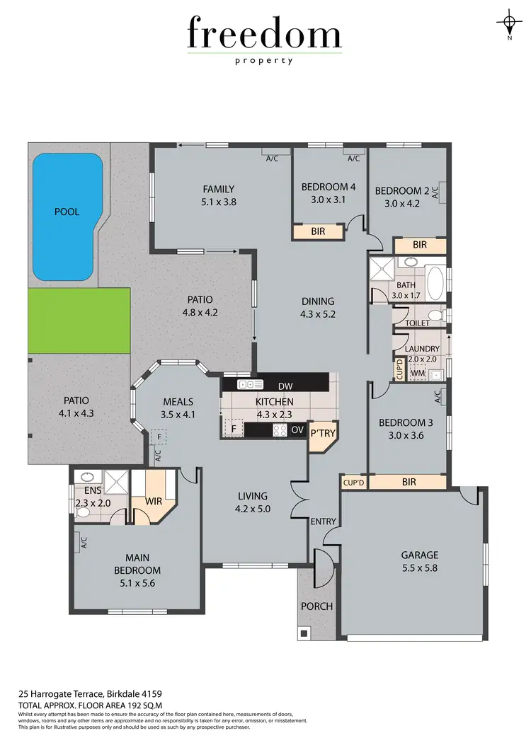 Floorplan of Homely house listing, 25 Harrogate Terrace, Birkdale QLD 4159