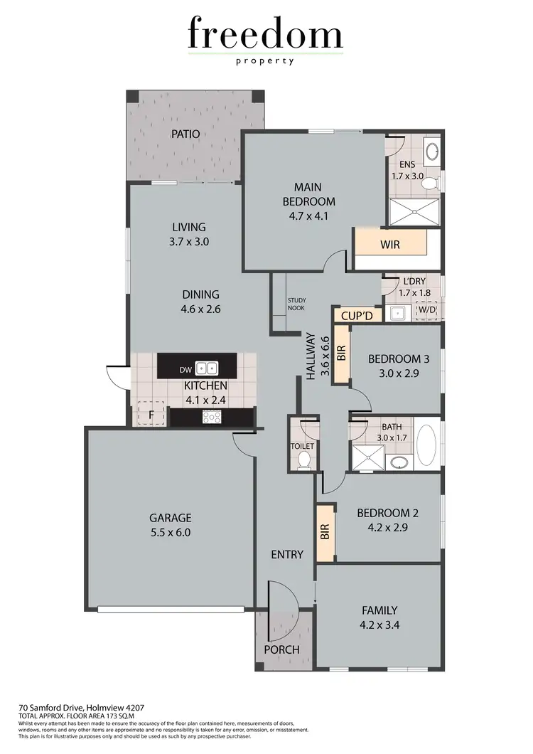 Floorplan of Homely house listing, 70 Samford Drive, Holmview QLD 4207