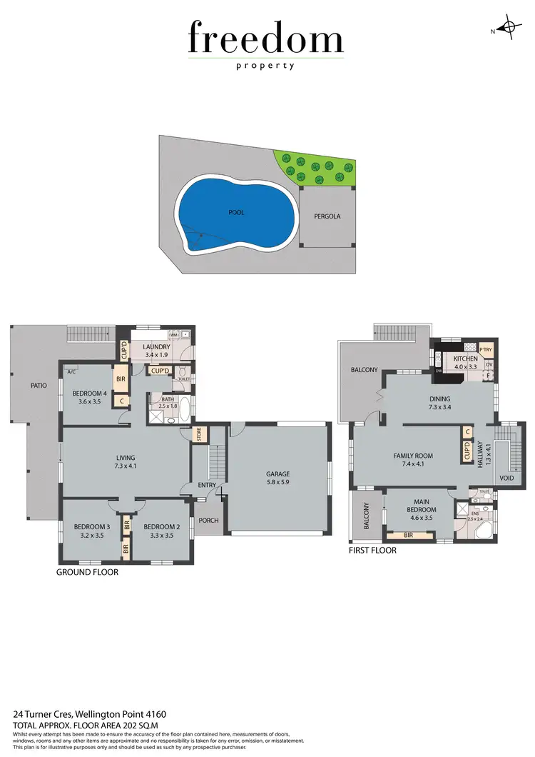 Floorplan of Homely house listing, 24 Turner Crescent, Wellington Point QLD 4160
