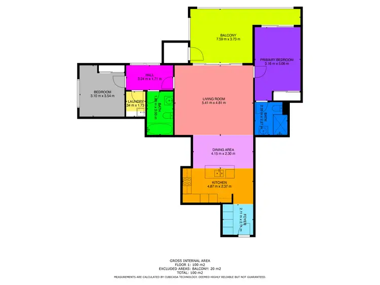 Floorplan of Homely unit listing, 502a/65 Progress Drive, Nightcliff NT 810