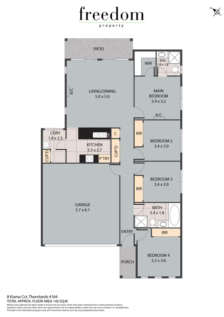 Floorplan of Homely house listing, 8 Kiama Circuit, Thornlands QLD 4164