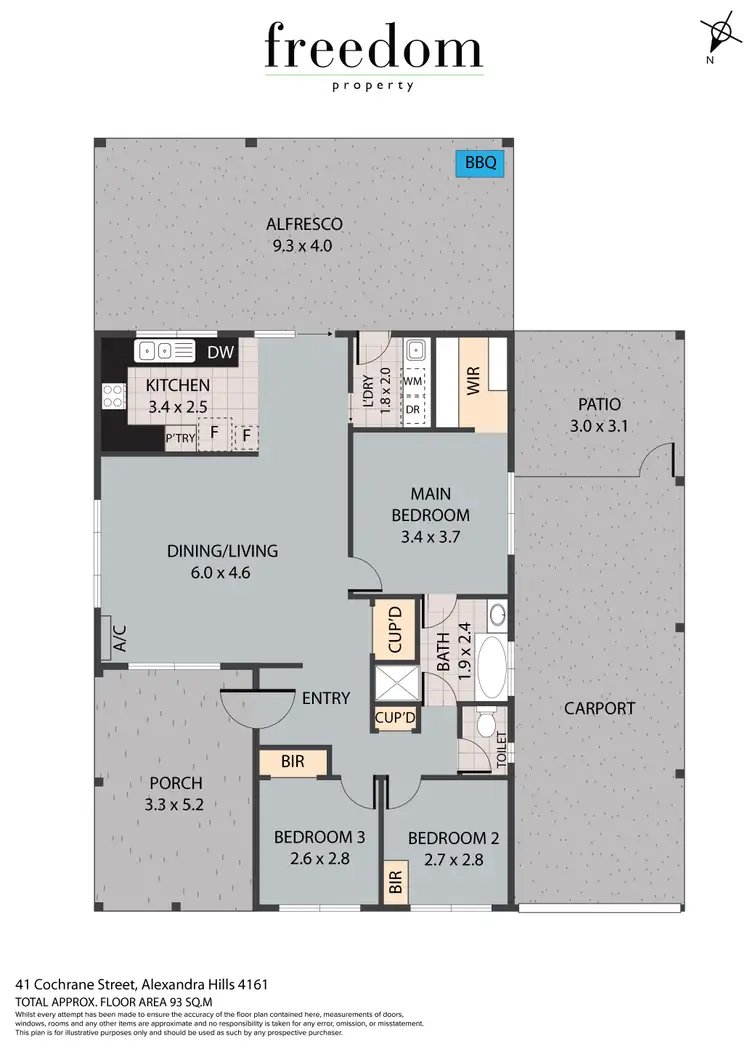 Floorplan of Homely house listing, 41 Cochrane Street, Alexandra Hills QLD 4161