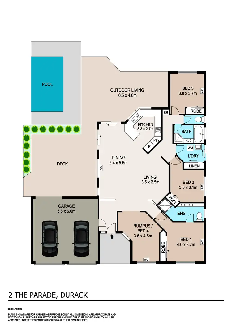 Floorplan of Homely house listing, 2 The Parade, Durack NT 830