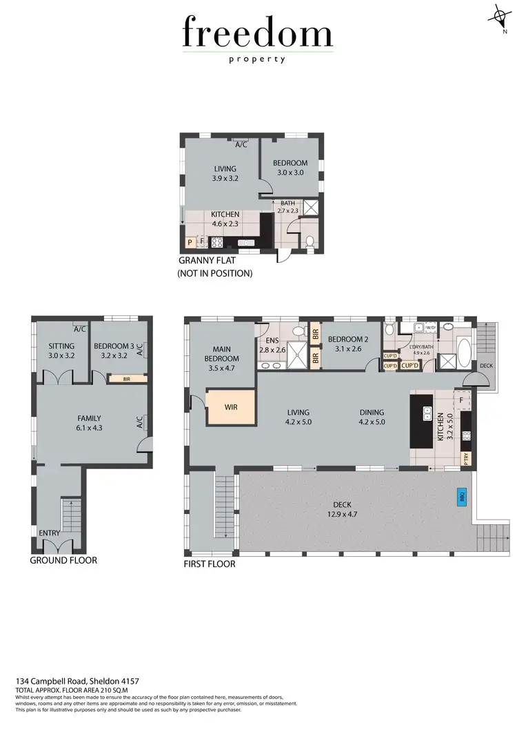 Floorplan of Homely rural property listing, 134 Campbell Road, Sheldon QLD 4157