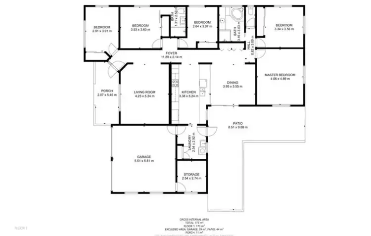 Floorplan of Homely house listing, 39 Rundle Street, Mount Louisa QLD 4814