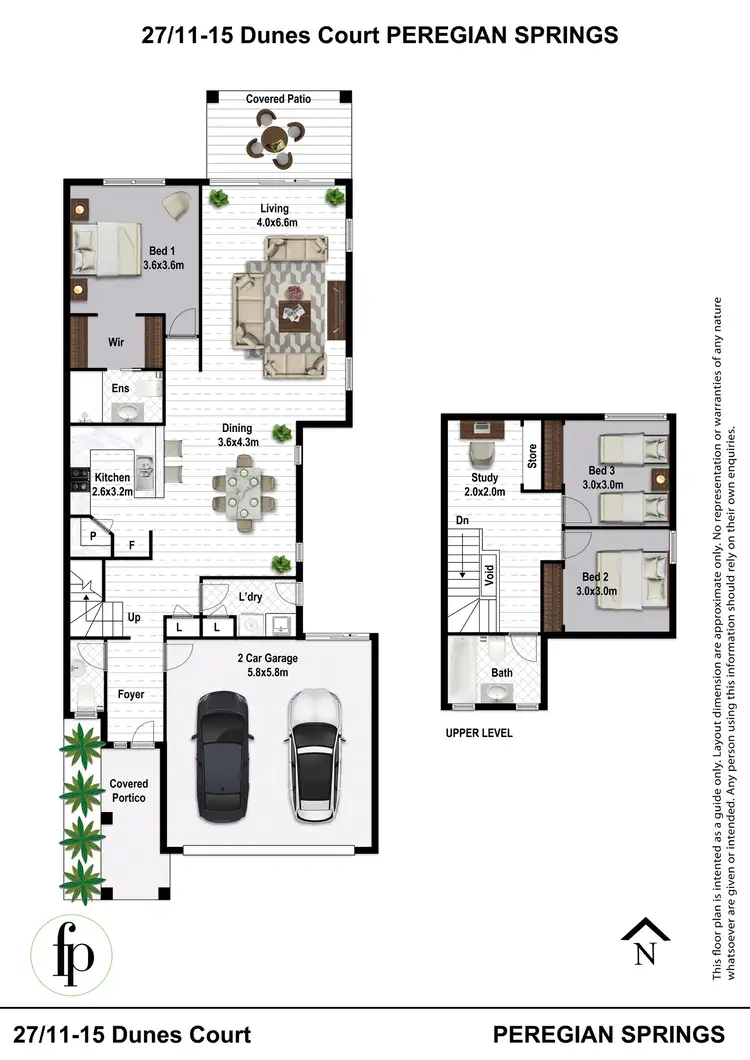 Floorplan of Homely house listing, 27 / 11 - 15 Dunes Court, Peregian Springs QLD 4573