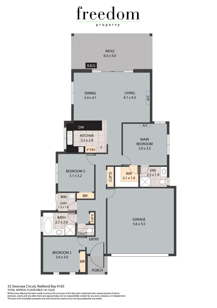 Floorplan of Homely house listing, 32 Swansea Circuit, Redland Bay QLD 4165