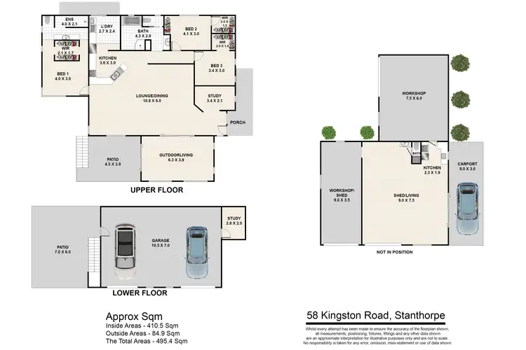 Floorplan of Homely house listing, 58 Kingston Road, Stanthorpe QLD 4380