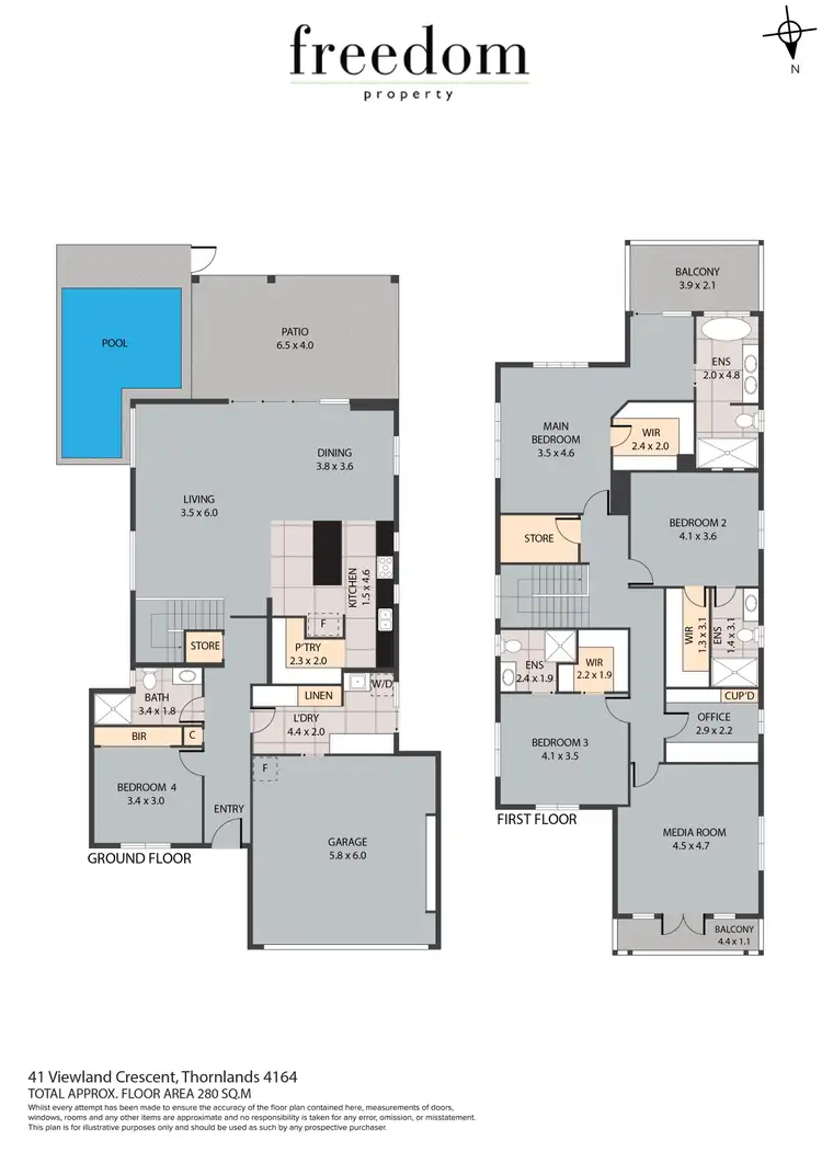 Floorplan of Homely house listing, 41 Viewland Crescent, Thornlands QLD 4164