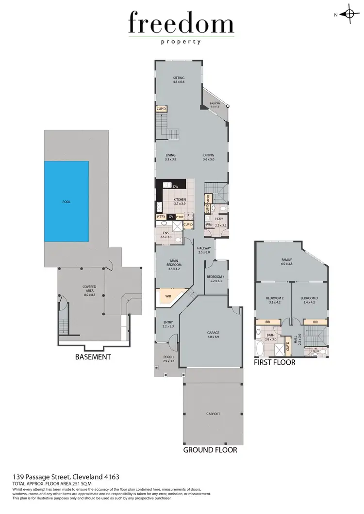 Floorplan of Homely house listing, 139 Passage Street, Cleveland QLD 4163
