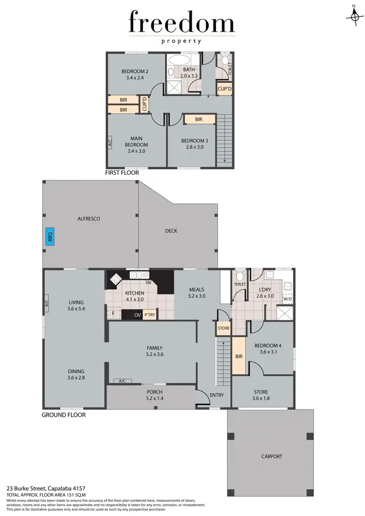 Floorplan of Homely house listing, 23 Burke Street, Capalaba QLD 4157