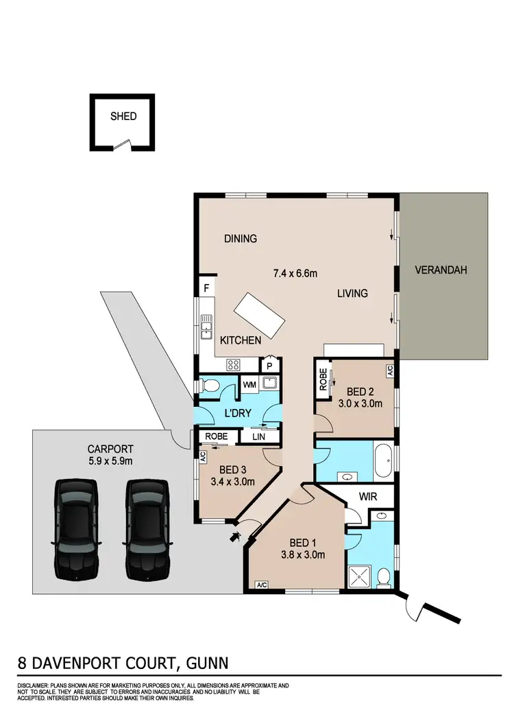 Floorplan of Homely house listing, 8 Davenport Court, Gunn NT 832