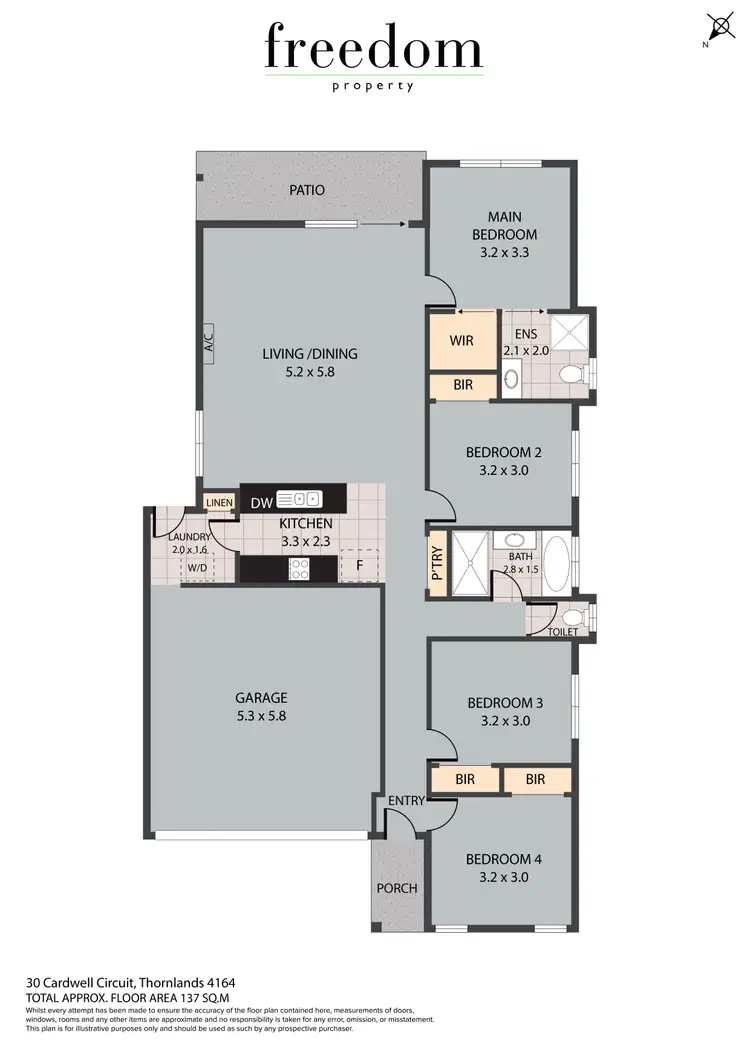 Floorplan of Homely house listing, 30 Cardwell Circuit, Thornlands QLD 4164