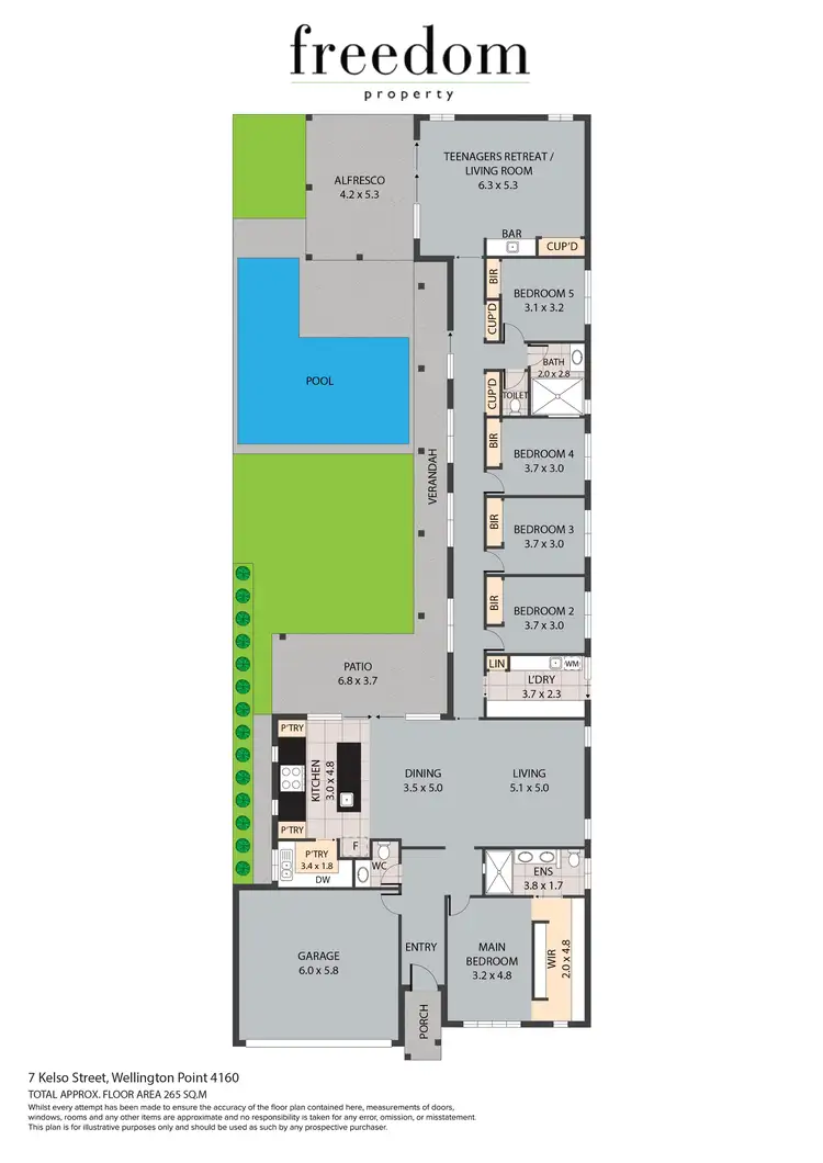Floorplan of Homely house listing, 7 Kelso Street, Wellington Point QLD 4160