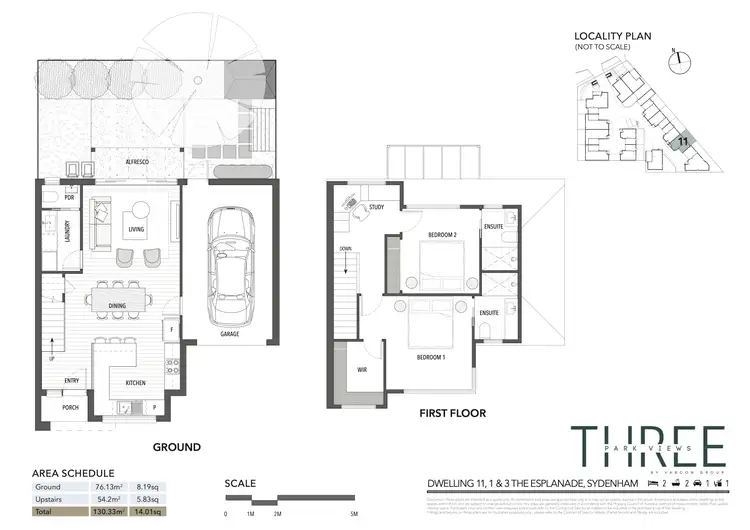 Floorplan of Homely townhouse listing, 11/1-3 The Esplanade, Sydenham VIC 3037