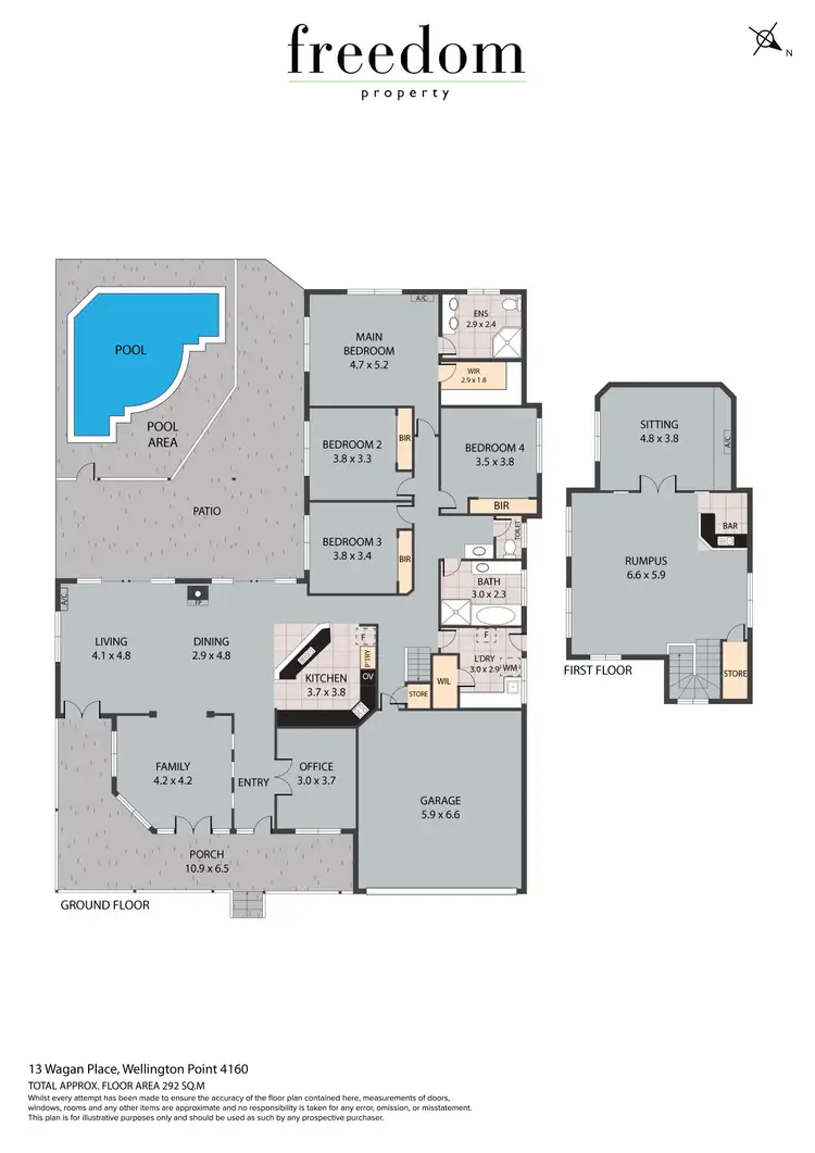 Floorplan of Homely house listing, 13 Wagan Place, Wellington Point QLD 4160
