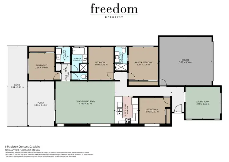Floorplan of Homely house listing, 8 Mapleton Crescent, Capalaba QLD 4157