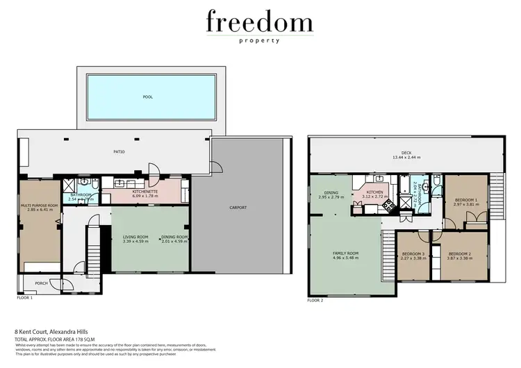 Floorplan of Homely house listing, 8 Kent Court, Alexandra Hills QLD 4161