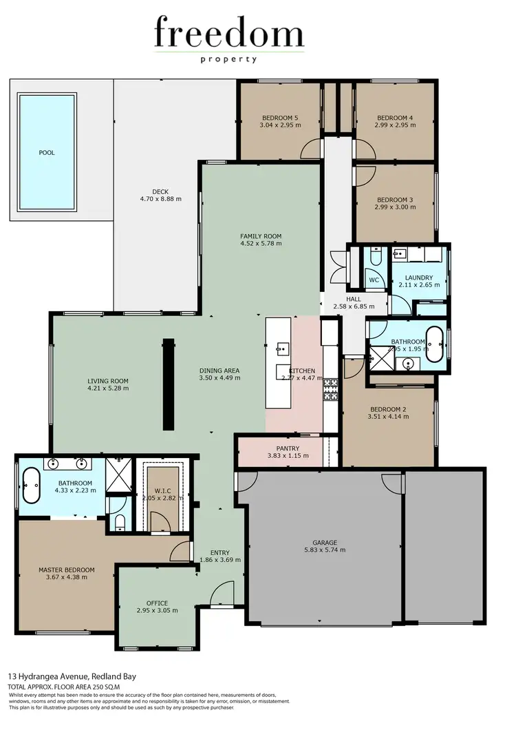 Floorplan of Homely house listing, 13 Hydrangea Avenue, Redland Bay QLD 4165