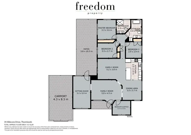 Floorplan of Homely house listing, 39 Albicore Drive, Thornlands QLD 4164