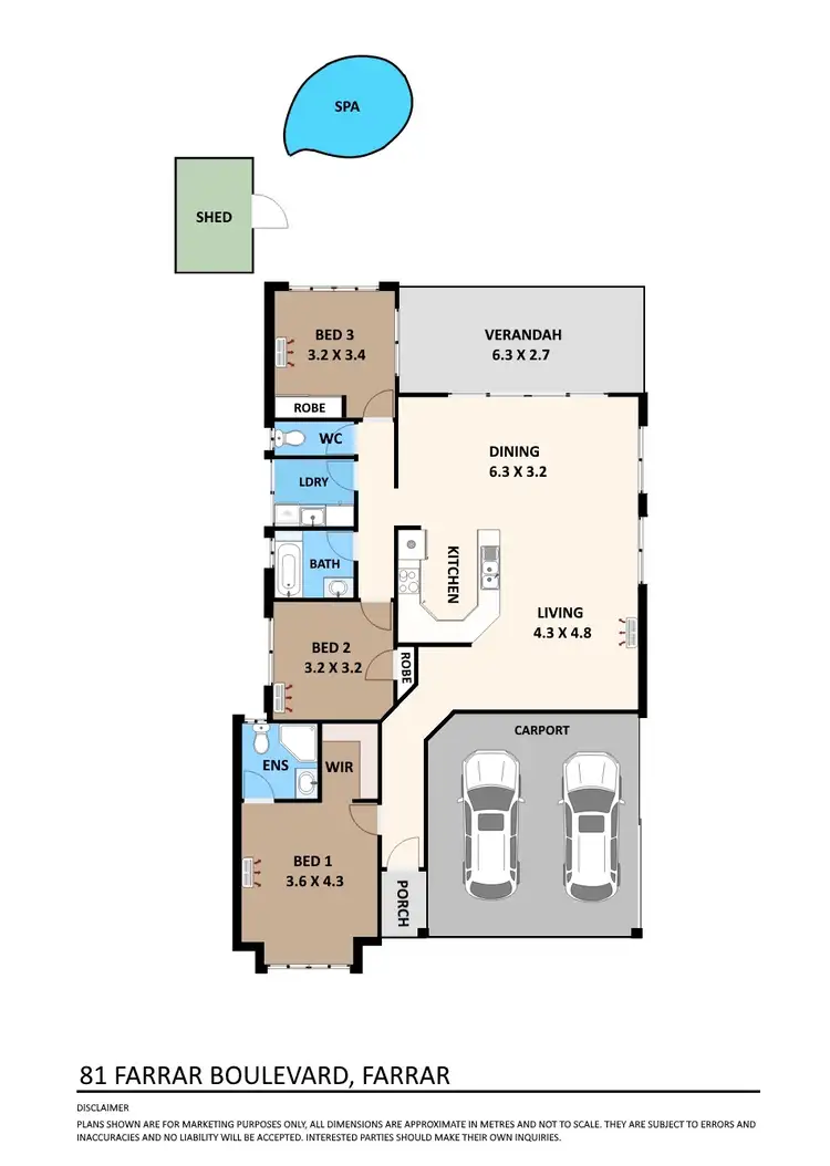 Floorplan of Homely house listing, 81 Farrar Boulevard, Farrar NT 830