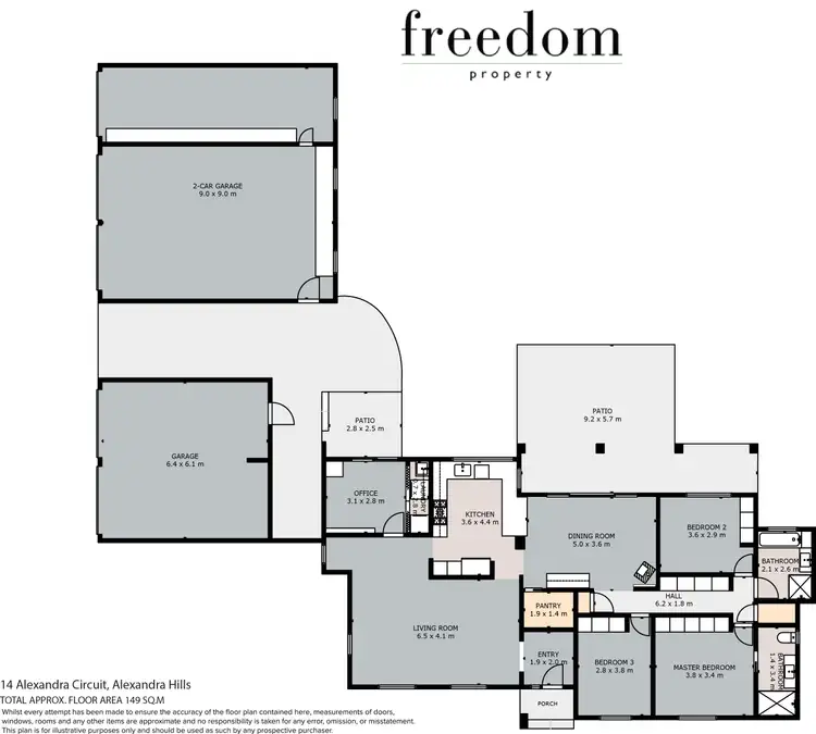 Floorplan of Homely house listing, 14 Alexandra Circuit, Alexandra Hills QLD 4161