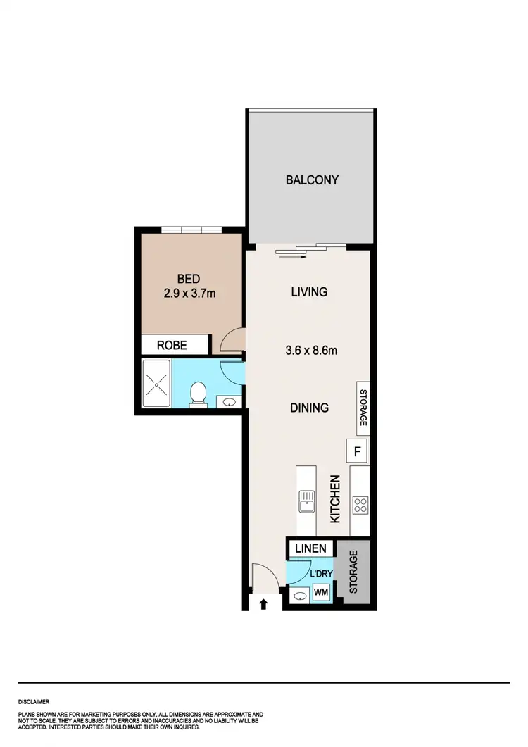 Floorplan of Homely unit listing, 224/129 Flynn Circuit, Bellamack NT 832