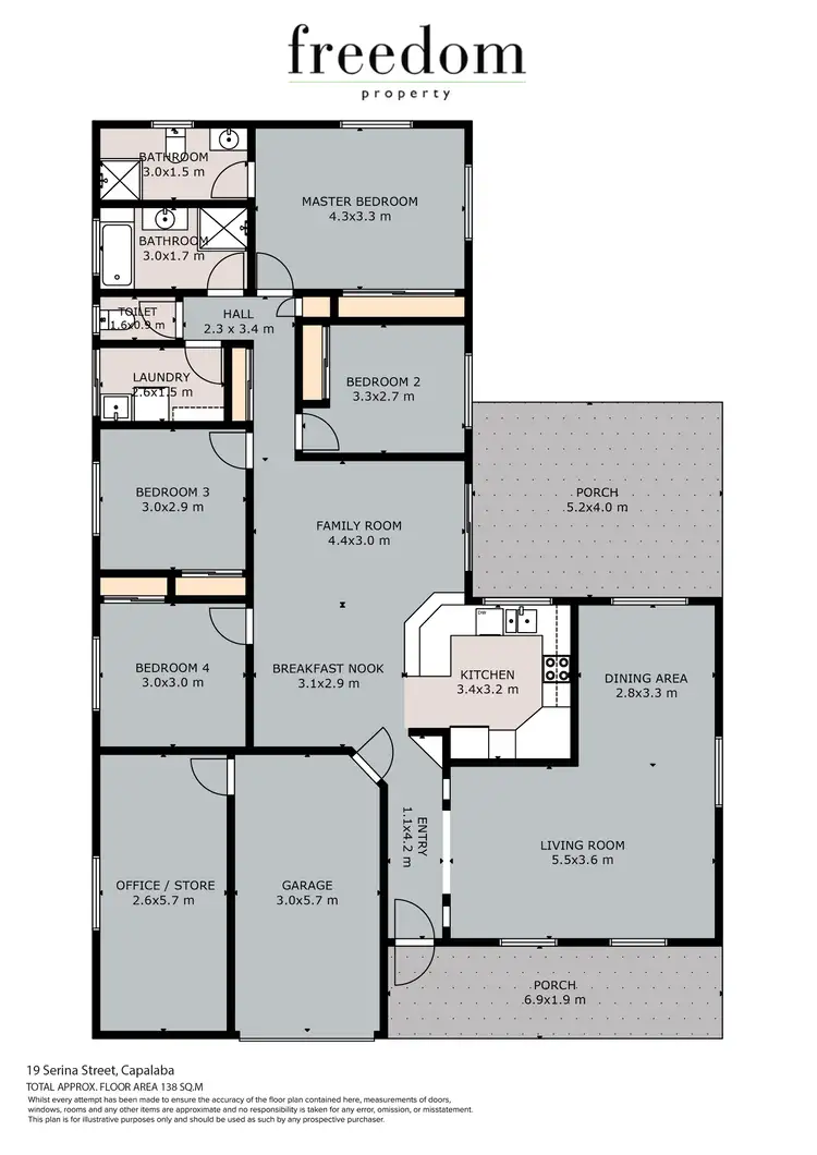 Floorplan of Homely house listing, 19 Serina Street, Capalaba QLD 4157