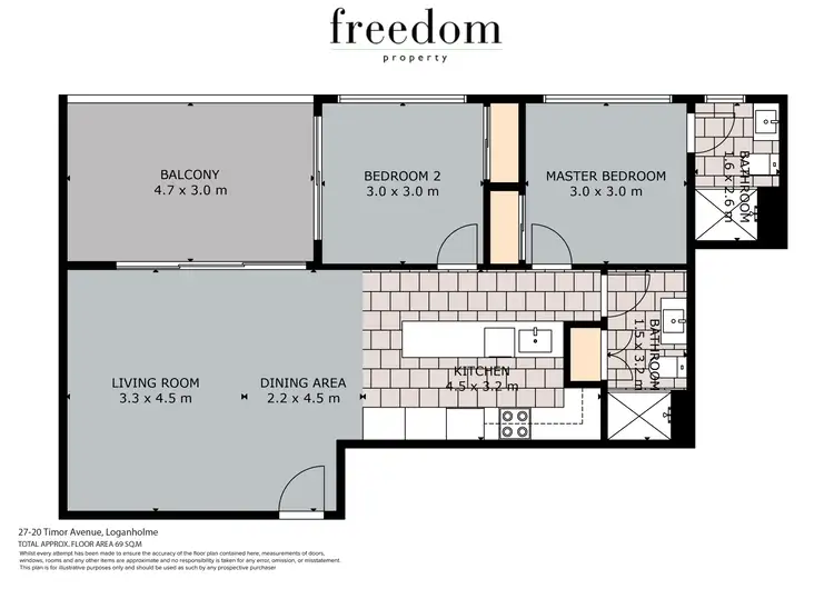 Floorplan of Homely unit listing, 27/10 Timor Avenue, Loganholme QLD 4129