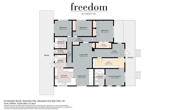 Floorplan of Homely house listing, 22 Hampton Street, Alexandra Hills QLD 4161
