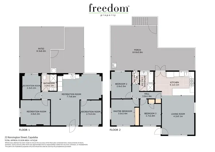 Floorplan of Homely house listing, 22 Kensington Street, Capalaba QLD 4157