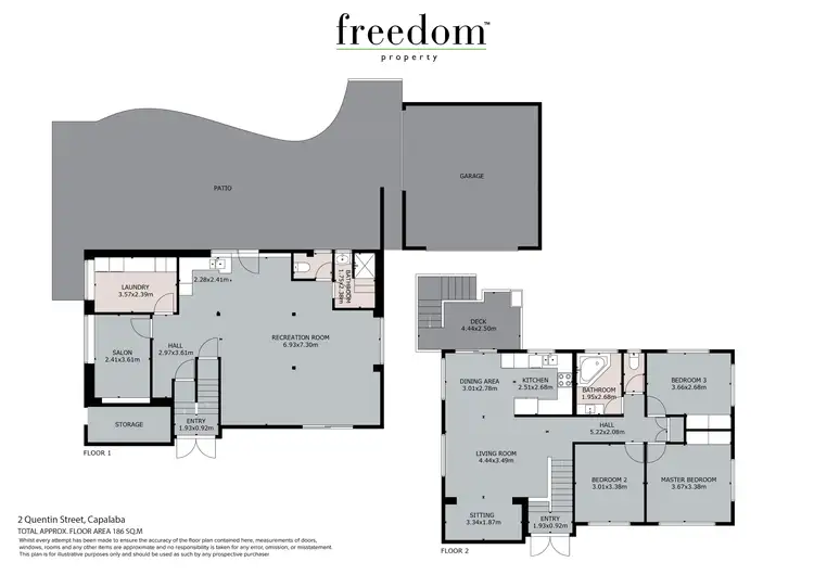 Floorplan of Homely house listing, 2 Quentin Street, Capalaba QLD 4157