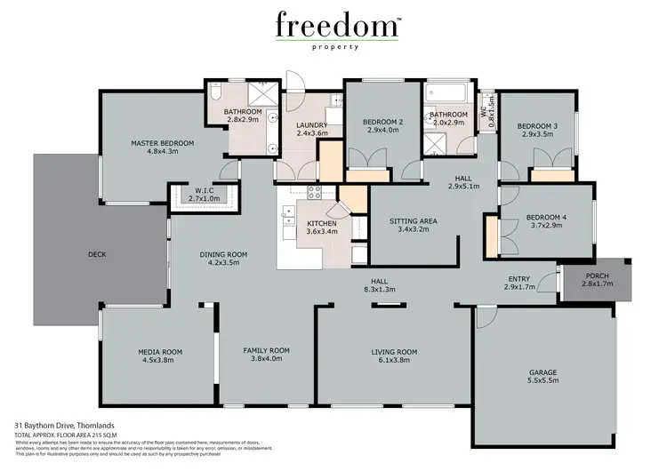 Floorplan of Homely house listing, 31 Baythorn Drive, Thornlands QLD 4164