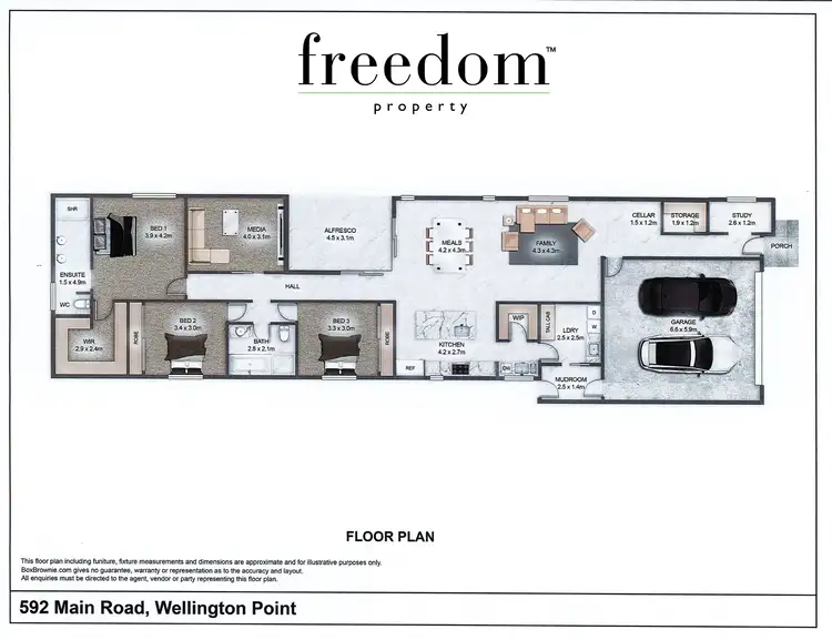 Floorplan of Homely house listing, 592 Main Road, Wellington Point QLD 4160
