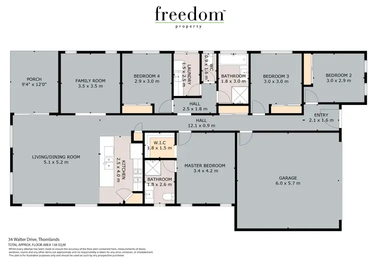 Floorplan of Homely house listing, 34 Walter Drive, Thornlands QLD 4164